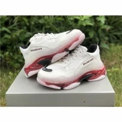 Hypeyourbeast Balenciaga BCG Triple S White / Red