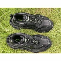 Hypeyourbeast BCG Triple S Allover Logo - Black Fluo Yellow