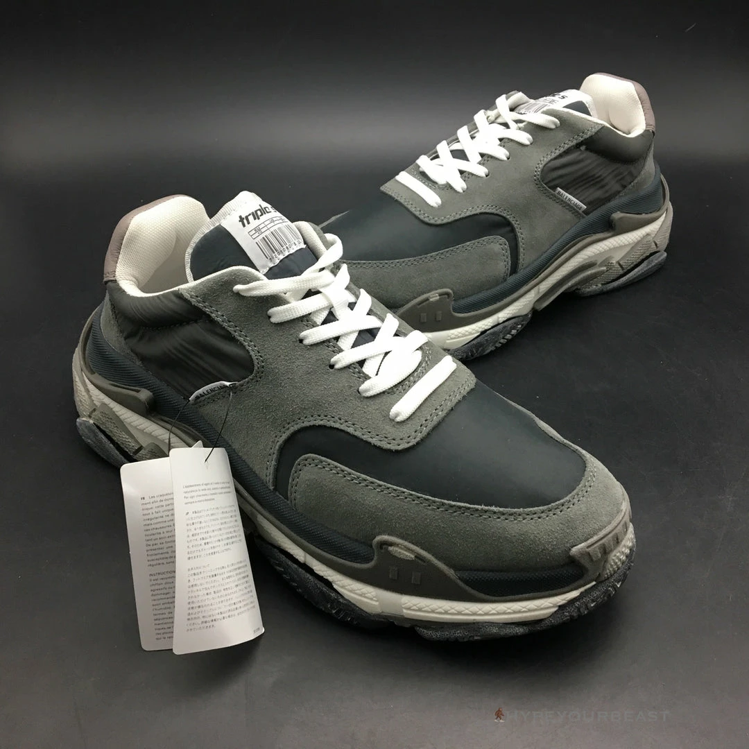 Hypeyourbeast BCG Triple S Grey Suede 2 Hypeyourbeast BCG Triple S Grey Suede