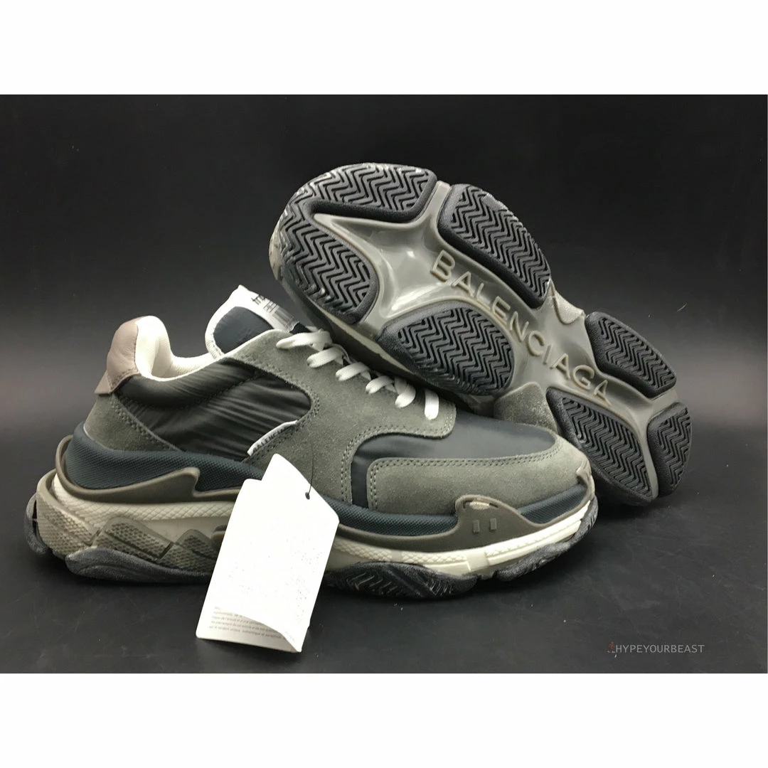 Hypeyourbeast BCG Triple S Grey Suede 1 Hypeyourbeast BCG Triple S Grey Suede