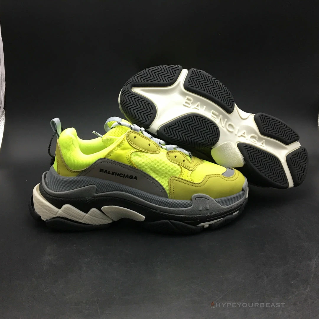 Hypeyourbeast BCG Triple S Yellow Balenciaga 4 Hypeyourbeast BCG Triple S Yellow Balenciaga