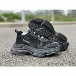 Hypeyourbeast Balenciaga BCG Triple S Black / Clear Sole