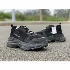 Hypeyourbeast Balenciaga BCG Triple S Black / Clear Sole