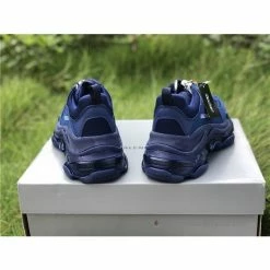 Hypeyourbeast BCG Triple S Clear Sole Navy Blue