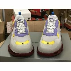 Hypeyourbeast Balenciaga BCG Triple S Purple Yellow