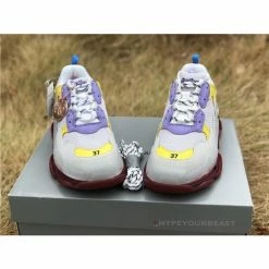 Hypeyourbeast Balenciaga BCG Triple S Purple Yellow