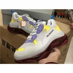 Hypeyourbeast Balenciaga BCG Triple S Purple Yellow