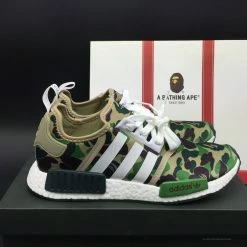 Hypeyourbeast Bape X Adidas NMD Green Camo