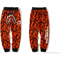 Hypeyourbeast BAPE X XO Camouflage Red Pants Clothes