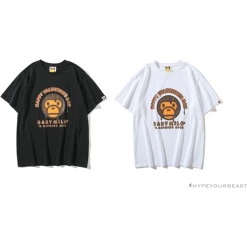 Hypeyourbeast BAPE Baby Milo Valentine's Day Chocolate Tee Shirt 'WHITE' Clothes