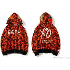 Hypeyourbeast BAPE X XO Co-Branded Camouflage Hoodie 'RED' 35 Hypeyourbeast BAPE X XO Co-Branded Camouflage Hoodie 'RED'