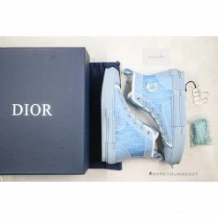 Hypeyourbeast Dior B23 High Daniel Arsham Light Blue