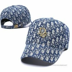 Hypeyourbeast Dior Hat Blue Gold Hats