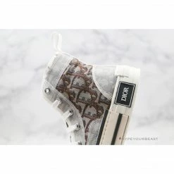 Hypeyourbeast Dior High Top White Brown
