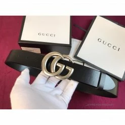 Hypeyourbeast GC Belt Black Silver Buckle Belts