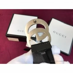 Hypeyourbeast GC Belt Black Silver Buckle Belts