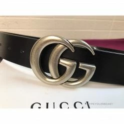 Hypeyourbeast GC Belt Black Silver Buckle Belts