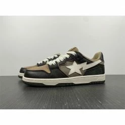 Hypeyourbeast Bape Sta Low Top Sneakers 'Brown Leather'