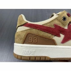Hypeyourbeast Bape Sta Low Top Sneakers 'Brown Red'