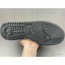 Hypeyourbeast Bape Sta Low Top Sneakers 'White Metallic Silver'