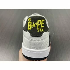 Hypeyourbeast Bape Sta Low Top Sneakers 'White Metallic Silver'
