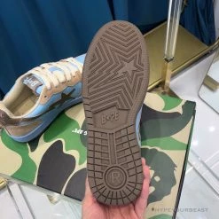 Hypeyourbeast Bape Sta Low Top Sneakers Clay Blue