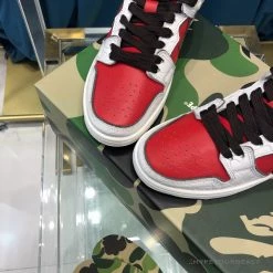 Hypeyourbeast Bape Sta Low Top Sneakers Red Brown