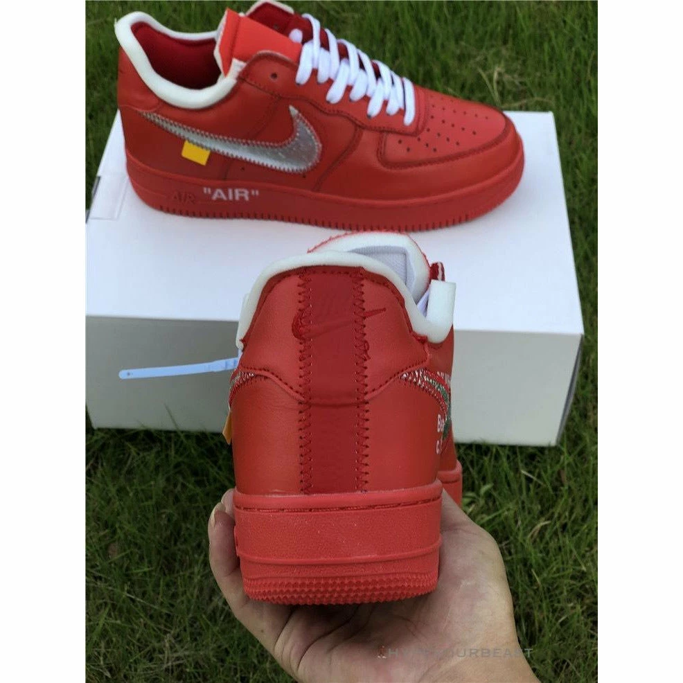 Hypeyourbeast Off White X Nike Air Force 1 Low "Red" 9 Hypeyourbeast Off White X Nike Air Force 1 Low "Red"