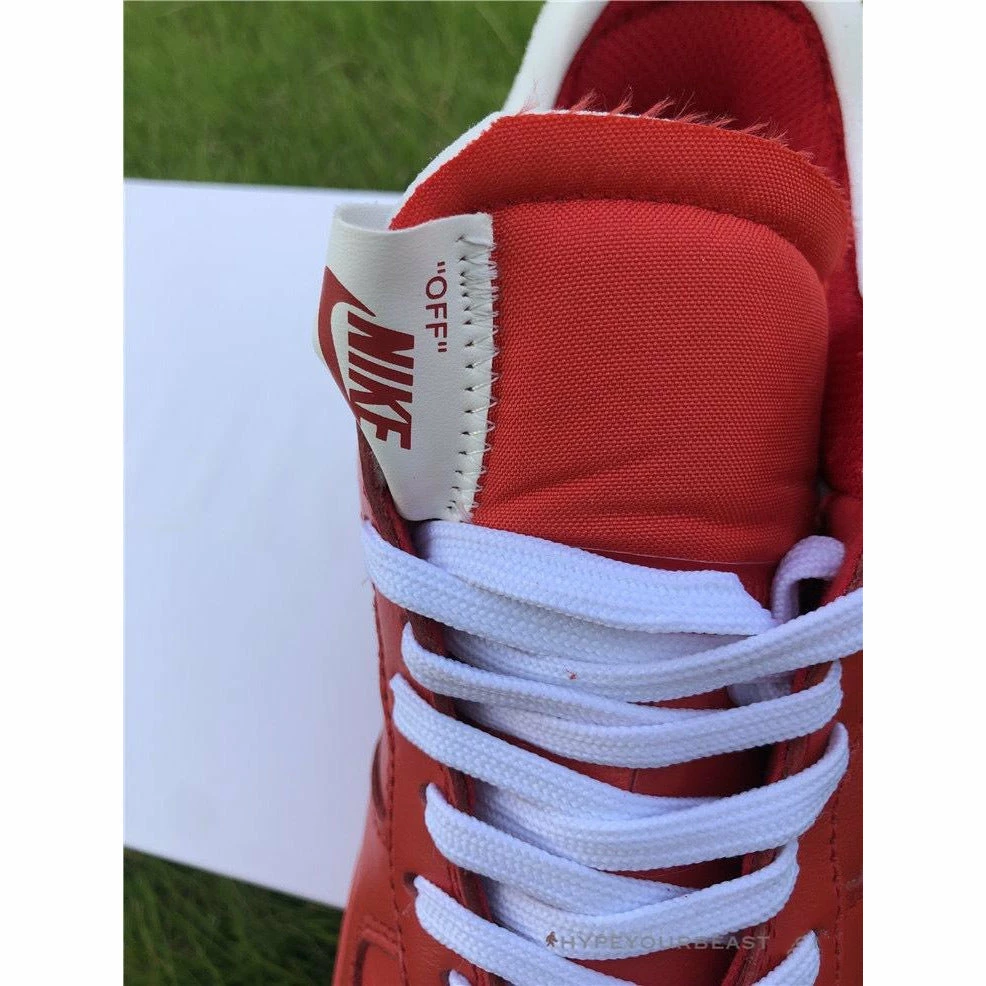 Hypeyourbeast Off White X Nike Air Force 1 Low "Red" 6 Hypeyourbeast Off White X Nike Air Force 1 Low "Red"