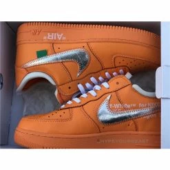 Hypeyourbeast Off White X Nike Air Force 1 Low "Orange" 16 Hypeyourbeast Off White X Nike Air Force 1 Low