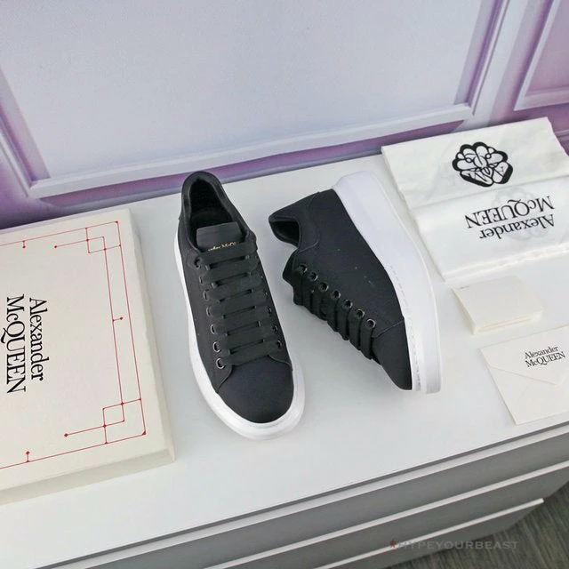Hypeyourbeast Alexander McQueen Black / White Sole Lace Up Sneaker 2 Hypeyourbeast Alexander McQueen Black / White Sole Lace Up Sneaker