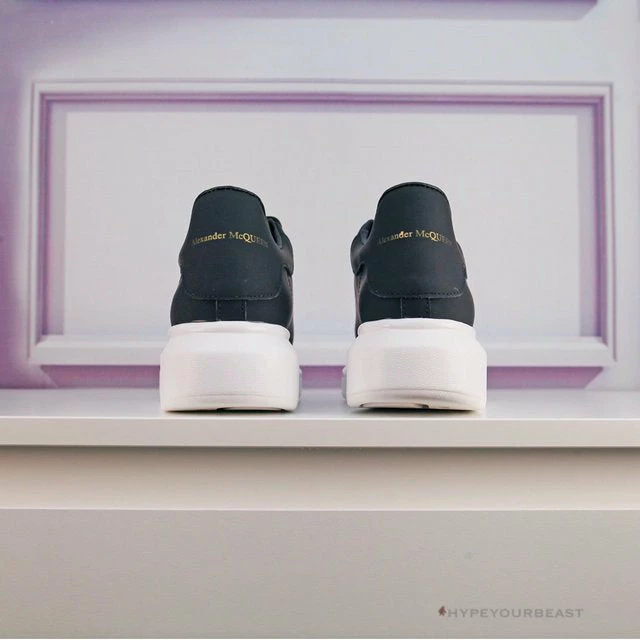 Hypeyourbeast Alexander McQueen Black / White Sole Lace Up Sneaker 4 Hypeyourbeast Alexander McQueen Black / White Sole Lace Up Sneaker