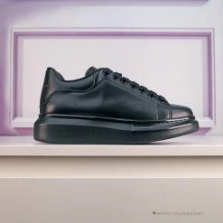 Hypeyourbeast Alexander McQueen Black On Black Lace Up Sneaker A. Mcqueen