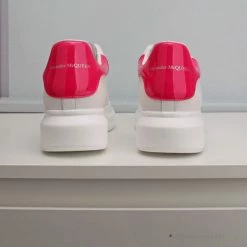 Hypeyourbeast Alexander McQueen White / Pink Lace Up Sneaker A. Mcqueen 9 Hypeyourbeast Alexander McQueen White / Pink Lace Up Sneaker A. Mcqueen