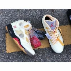 Hypeyourbeast Off White X Air Jordan 5 Sail