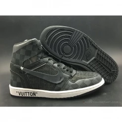Hypeyourbeast Off White X Jordan 1 X LV Black