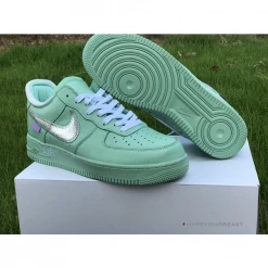 Hypeyourbeast Off White X Nike Air Force 1 Low "Turquoise"