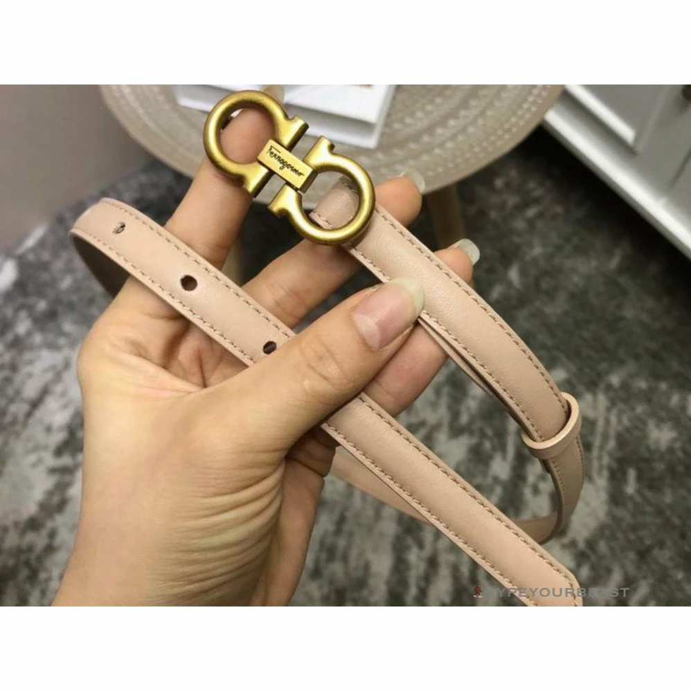 Hypeyourbeast Belts SFG Women's Double G Leather Belt 1 Hypeyourbeast Belts SFG Women's Double G Leather Belt