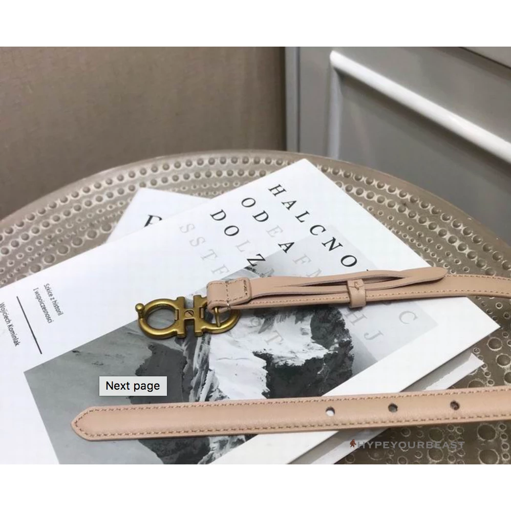 Hypeyourbeast Belts SFG Women's Double G Leather Belt 4 Hypeyourbeast Belts SFG Women's Double G Leather Belt