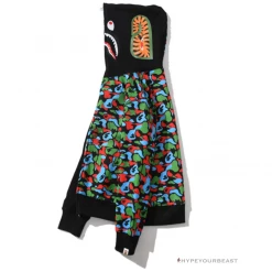 HypeYourBeast Bape Camo Hoodie Black Multi Color Clothes