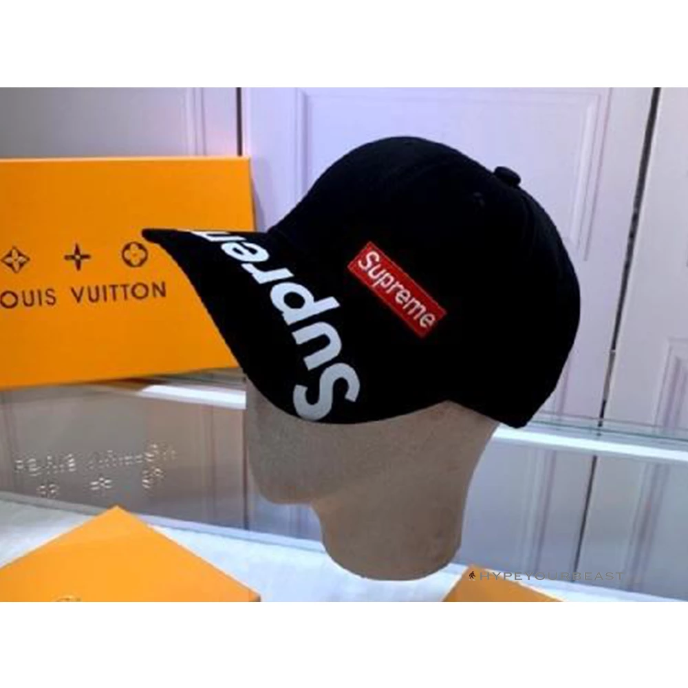 Hypeyourbeast Hats Supreme Hat Black 3 Hypeyourbeast Hats Supreme Hat Black