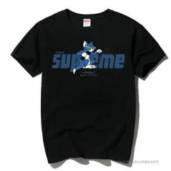 Hypeyourbeast T-Shirts Supreme Tee Shirt Tom & Jerry Black