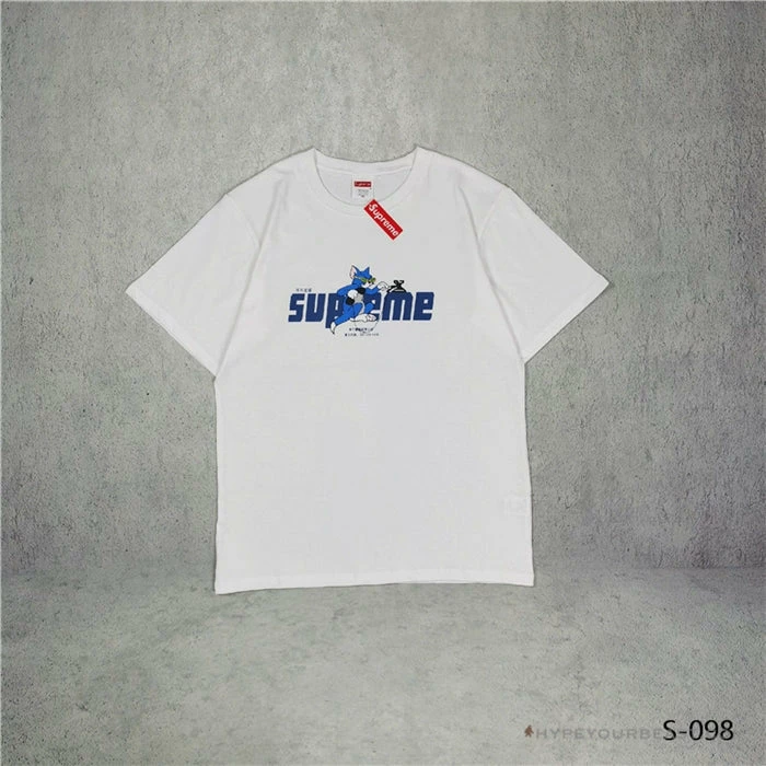 Hypeyourbeast Supreme Tee Shirt Tom & Jerry White T-Shirts 3 Hypeyourbeast Supreme Tee Shirt Tom & Jerry White T-Shirts