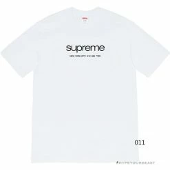 Hypeyourbeast T-Shirts Supreme Tee Shirt White