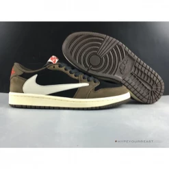 Hypeyourbeast Travis Scott X Air Jordan 1 Low 'Mocha'