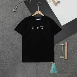 Hypeyourbeast OFF-WHITE The Simpson Tee Shirt 'BLACK'