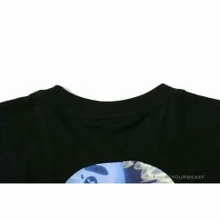 Hypeyourbeast BAPE Blue Ape Head Green Storm Tee Shirt 'BLACK' Clothes