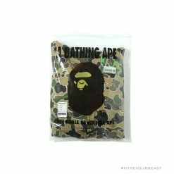 Hypeyourbeast BAPE Shark Head STA Star Camouflage Hoodie 'YELLOW' Clothes