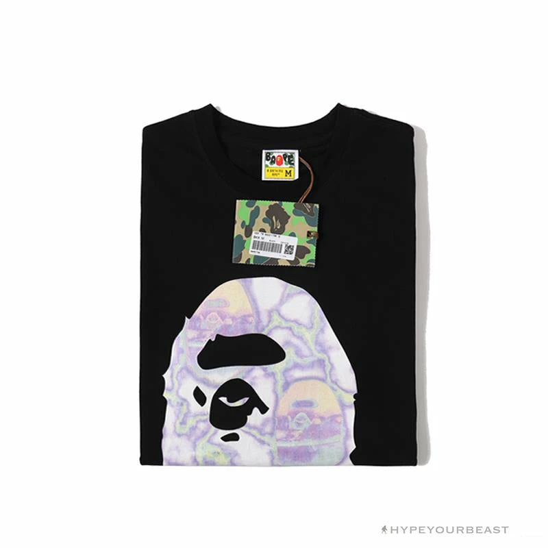 Hypeyourbeast Clothes BAPE Great Ape Head Symphony Lightning Tee Shirt 'BLACK' 11 Hypeyourbeast Clothes BAPE Great Ape Head Symphony Lightning Tee Shirt 'BLACK'