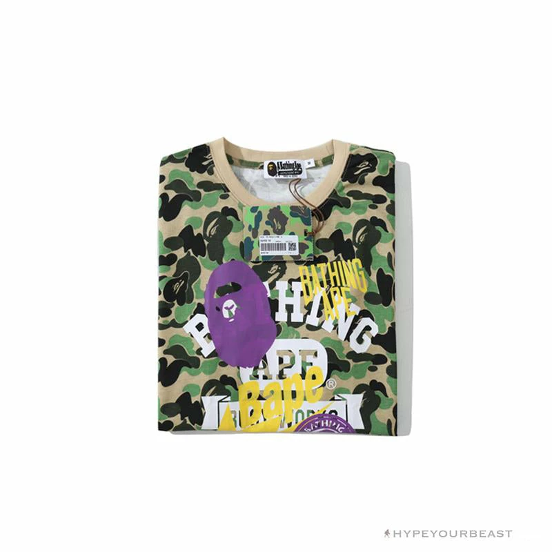 Hypeyourbeast BAPE Ape Head Star Camouflage Shading Tee Shirt 'GREEN' 3 Hypeyourbeast BAPE Ape Head Star Camouflage Shading Tee Shirt 'GREEN'
